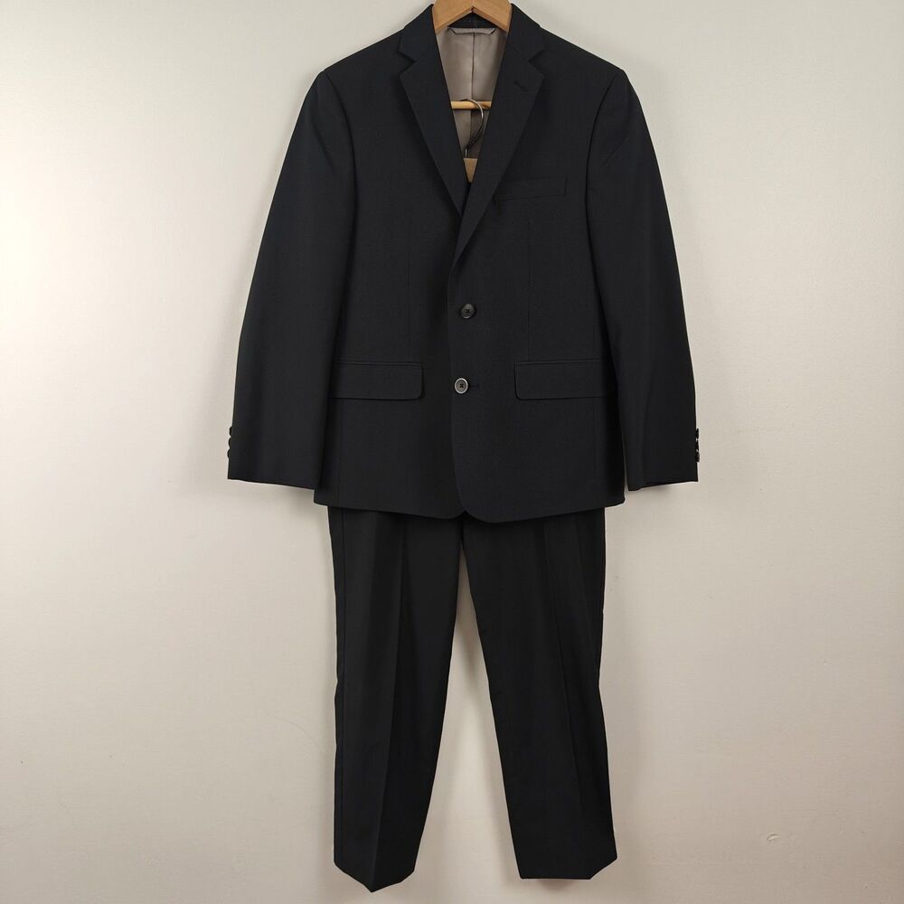 Marc New York Andrew Marc Youth Boy’s Suit Size 14 Regular Black